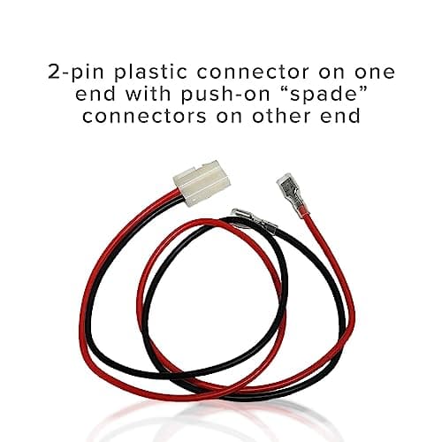 Universal Battery Wiring Harness - 10 2 Pin 600V 14AWG Wire for Minimoto, Mega Moto, Pulse, Scooter, ATV, Mini Bike, Go-Kart, Dune Buggy, E-Bike, Dirt Scooters, Electric Bikes