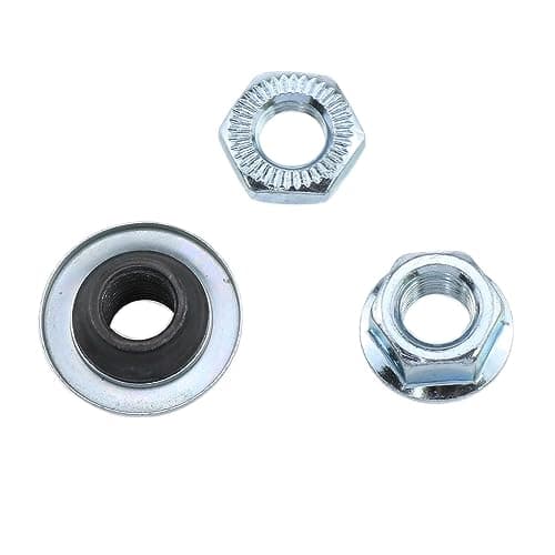 185MM Bicycle Rear Hub Axle 3/8Inch Silver - 1PCS