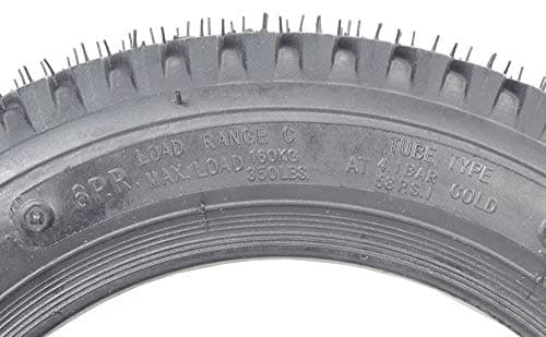 AlveyTech 14x3 Black Pneumatic Tire - Q133 Tread