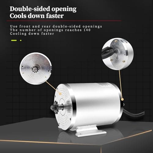 2000W 60V Brushless DC Motor Kit for E-Scooter & E-Bike