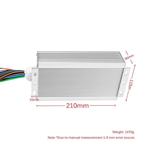 2500W 60V Brushless DC Electric Scooter Motor Kit with Speed Controller