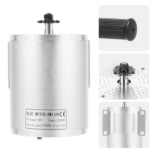 48V 2000W Brushless DC Motor Kit 3 Speeds with LCD Throttle