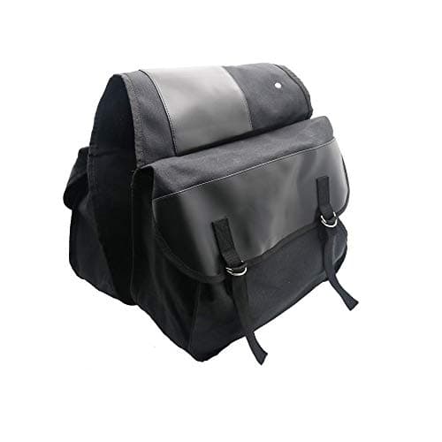 Universal Black Motorbike Saddle Bag for Sportster, Honda, Yamaha, Suzuki, Kawasaki