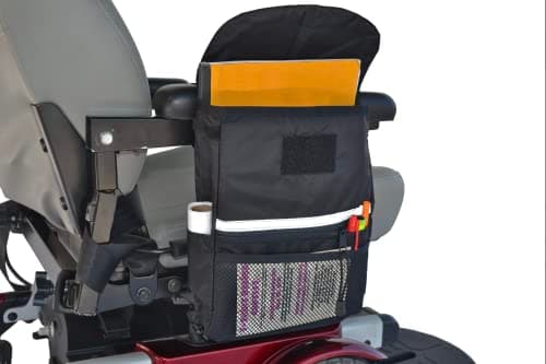 Armrest Saddle Bag - Fits Mobility Devices - Convenient Storage - Easy Installation