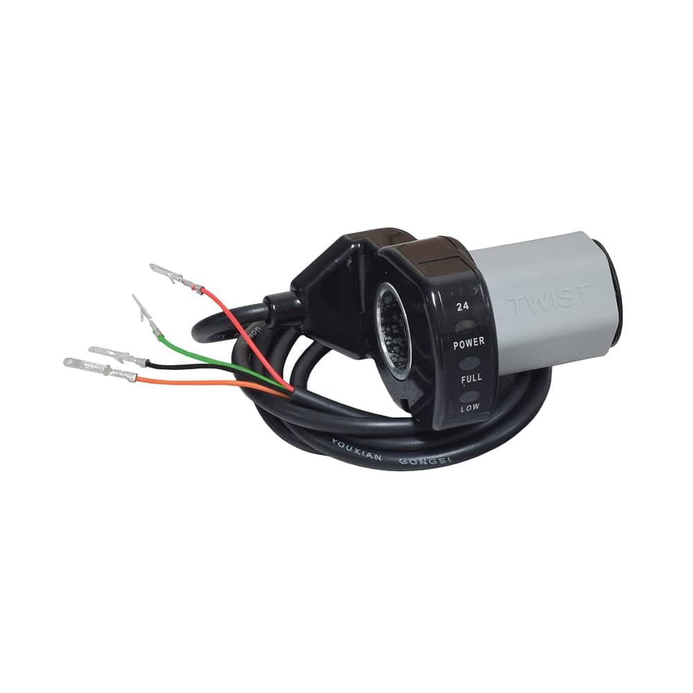 AlveyTech 4-Wire Twist Grip Throttle for Razor E300 (Versions 2-7)