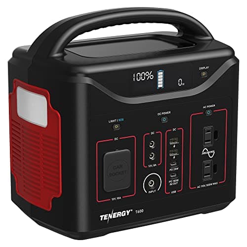Tenergy T600 Portable Power Station for Outdoors and Emergencies