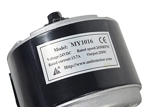 AlveyTech 24V 250W DC Motor for Razor MX350 (Ver. 9+) & More - with Gear Sprocket