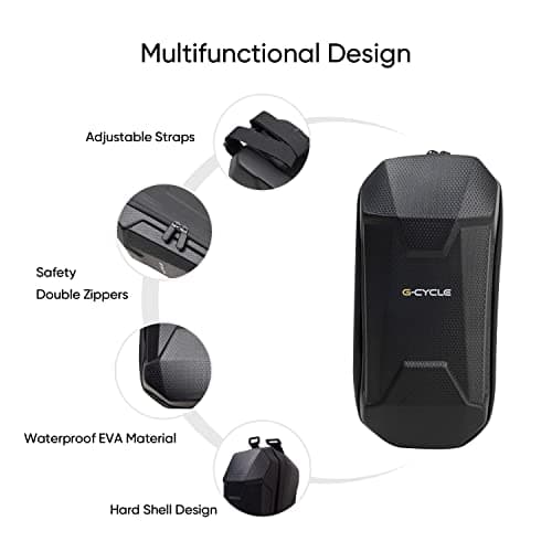 G-CYCLE Waterproof Handlebar Bag for Electric Scooter, 3L Capacity