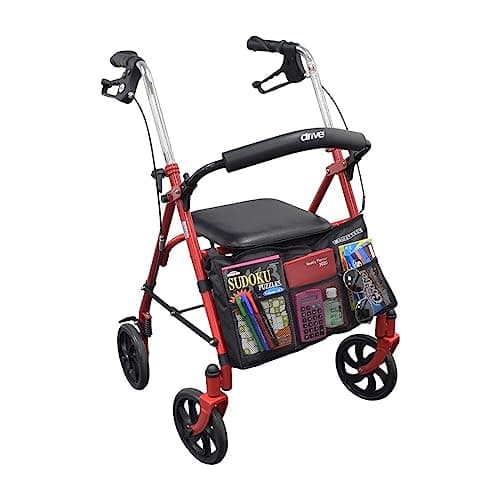 Deluxe Folding Walker Bag - Large Capacity Organizer with Multiple Pockets
