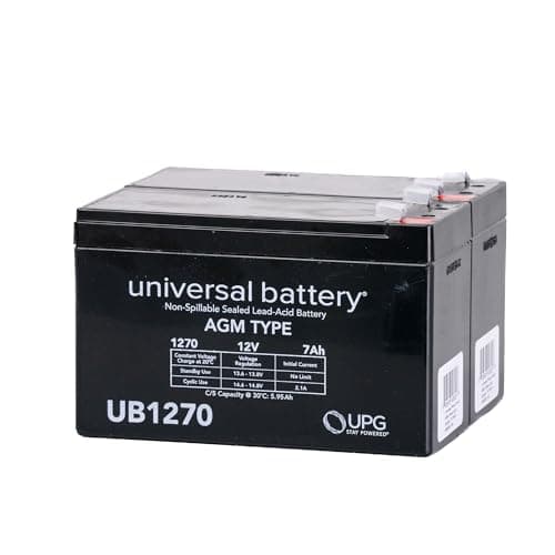 24V Sealed Lead Acid Battery Pack for Pocket Bikes - Set of 2 Rechargeable Batteries