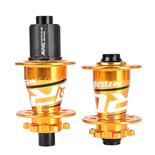 MirOdo Mountain Bike Hub Set 32 Holes Aluminium Alloy Front 2 Rear 4 Quick Release/Thru Axle
