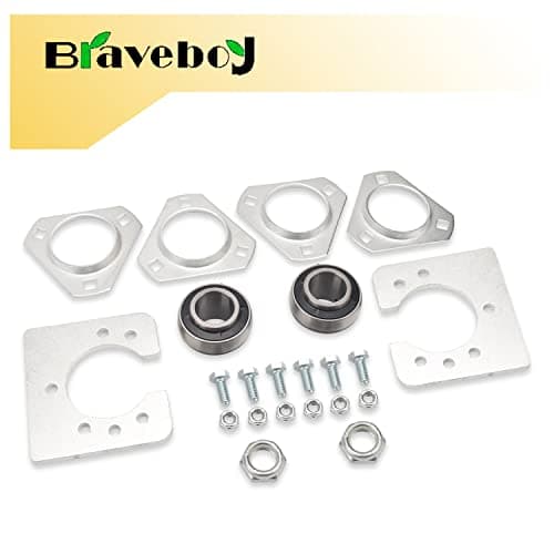 3-inch Bolt Ring Compatible Go-Kart Live Axle Bearing Kit for Mi-ni Bikes/Tr-ikes/ATV