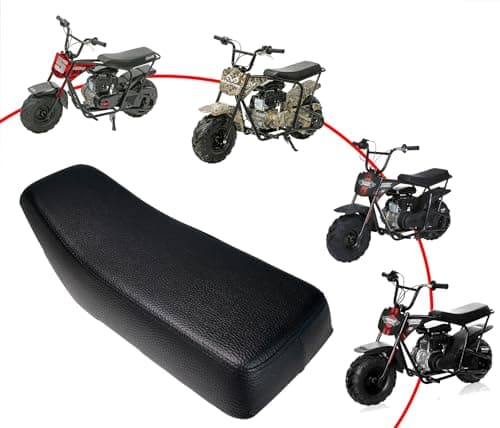 New Seat Upgrade for Monster Mega Moto Mini Bikes (Black)