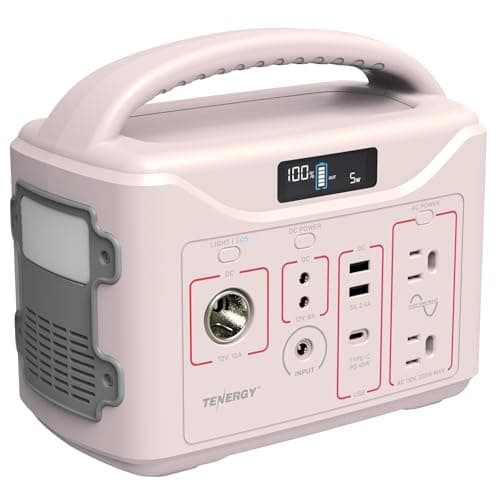 Tenergy T600 Portable Power Station for Outdoors and Emergencies