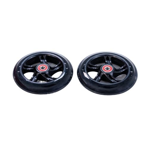 AlveyTech 125mm Clear Wheels for Razor A3 Kick Scooter (Set of 2)
