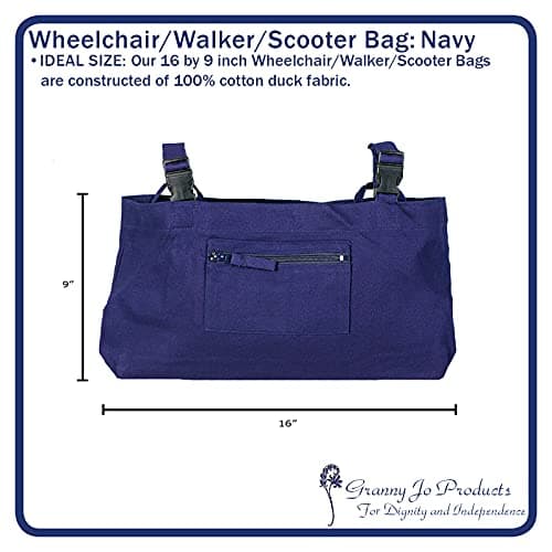 Wheelchair/ walker/ scooter bag with organizer