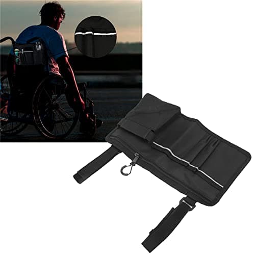 Enhanced Storage & Night Visibility Pouch for Wheelchair Users