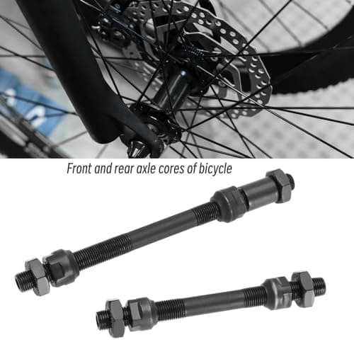Bike Hub Axles Front and Rear Quick Release Axle Set for Mountain Road BMX City Bikes