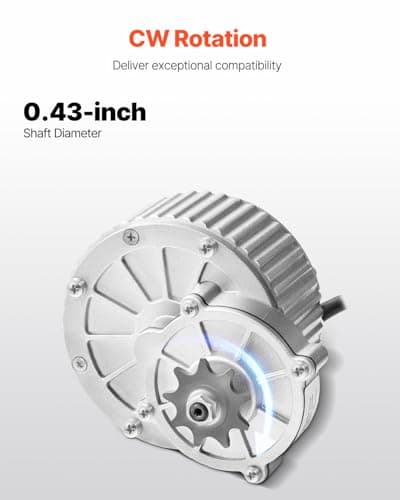 Happybuy 450W 36V Brushed DC Motor Kit 3000rpm Upgraded Controller Throttle