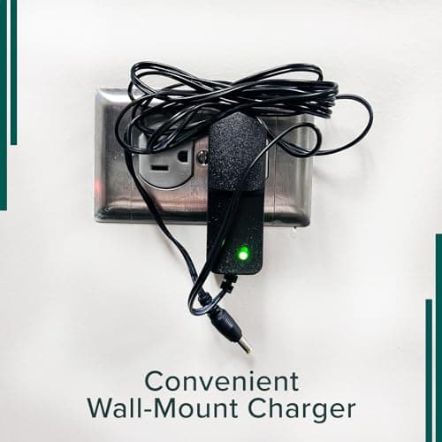 AlveyTech 22V 0.5A Coaxial Li-ion Battery Charger - Razor Drift Rider, X Skateboard & E-Scooter, Multicolor LED