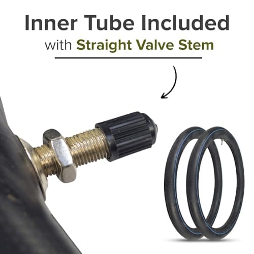 AlveyTech 2.25-17 Inner Tube and Tire Kit for Scooters & Mopeds - Replacement Bundle with CY101 Tread