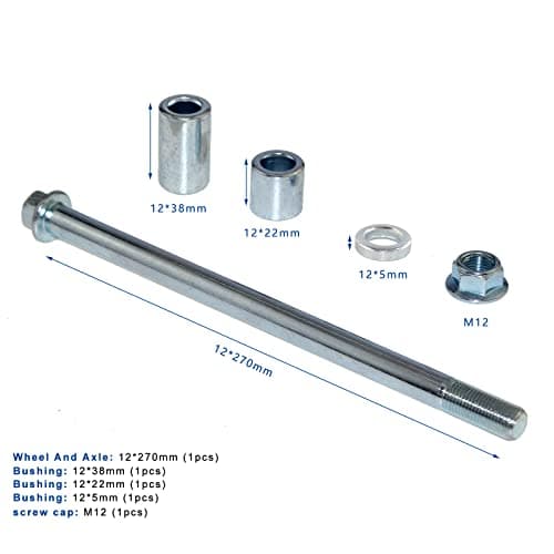 PIT PRO 12mm 270mm Front Rear Axle Bushing Fit Quad ATV Scooter