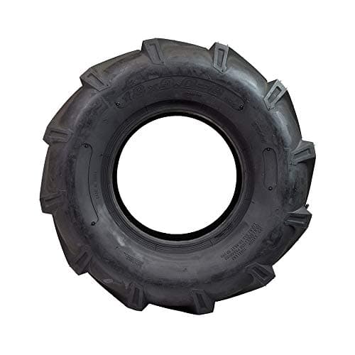 Durable Tire for Go-Karts and ATVs - Replacement V-Tread Tubeless 4-Ply Tires for Gas or Electric Vehicles