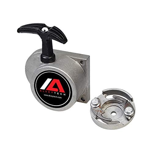 AlveyTech Recoil Pull Start Assembly for Bicycle Engine Kits - Durable Metal Starter with Handle & Cord, Replacement Parts & Accessories