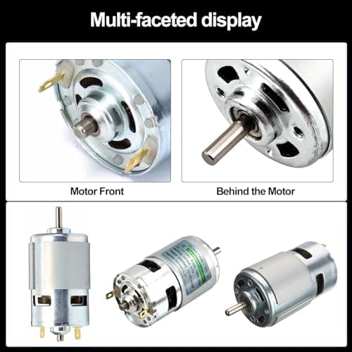 High Torque 12V DC Motor 20000 RPM Dual Ball Bearings