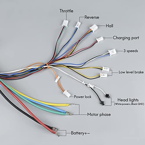 2500W 60V Brushless DC Electric Scooter Motor Kit with Speed Controller