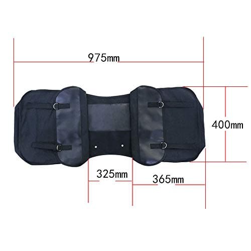 Universal Black Motorbike Saddle Bag for Sportster, Honda, Yamaha, Suzuki, Kawasaki