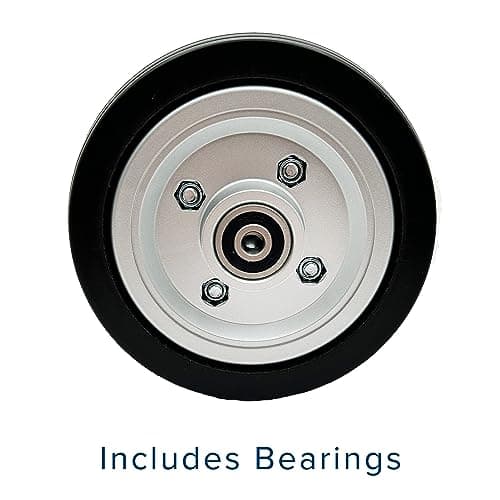 6x2 Rear Caster Wheel Assembly for Jazzy Select, Jazzy Select Elite, & Pride TSS 300 Power Chairs - Replacement Power Chair Wheels with Black Solid Tires and 638RS Bearings (WHLASMB2047)

Revised: Rear Wheel Assembly for Jazzy Select Power Chairs -