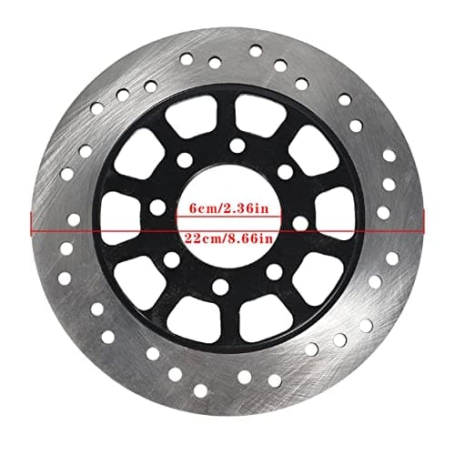 Go Kart Rear Live Axle Assembly Kit with Pillow Blocks Sprocket Brake Disc Wheel Hubs Chain Brake Master Cylinder Calipe