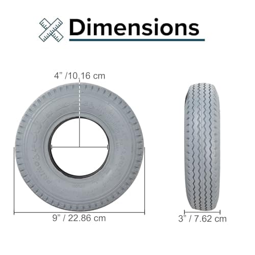 AlveyTech 2.80/2.50-4 Mobility Tire and Inner Tube Sets