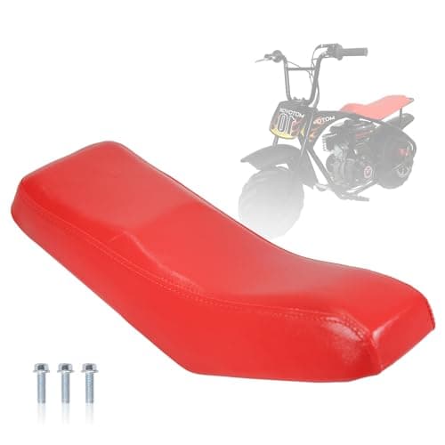 New Seat Upgrade for Motovox MBX10 and Mototec 105cc Mini Bike (Black)
