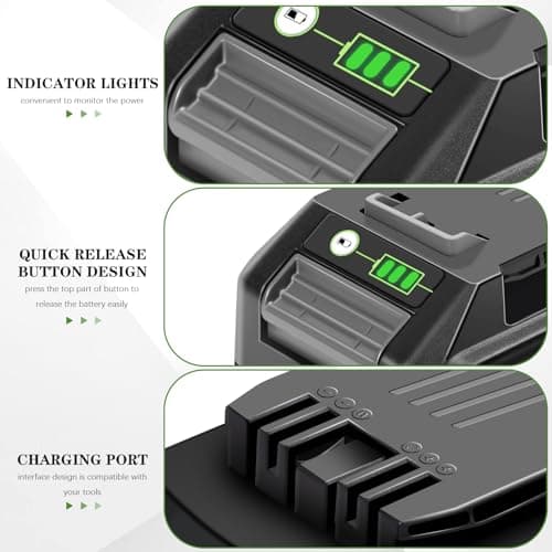 Greenworks 24V 6.0Ah Lithium-ion Battery MAX 29842 29852 LB24A020