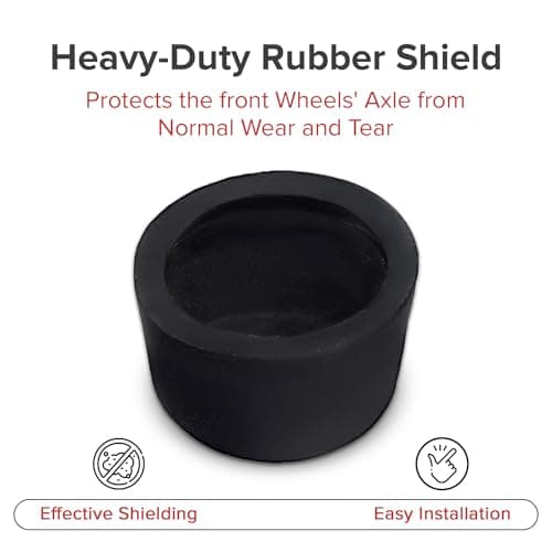 Heavy Duty Rubber Wheel Dust Cover for Coleman KT196, CK100 & SK100 Go-Karts