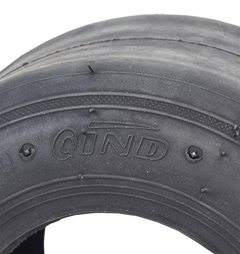 AlveyTech 10x4.50-5 Tubeless Slick Tire for Drift Trikes & Go-Karts (Qind) Pack of 2