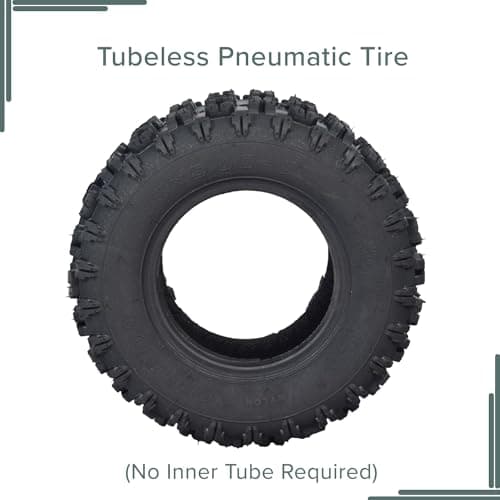 Off Road Tire 13x5.00-6 for Go-Kart and Mini Bike - Tubeless Pneumatic Rubber Tires with Q129 Knobby Tread