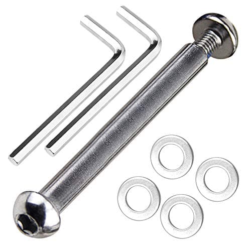 8mm-86mm 8.8 Grade Carbon Steel Axle Allen Screw Bolt Set for Scooter