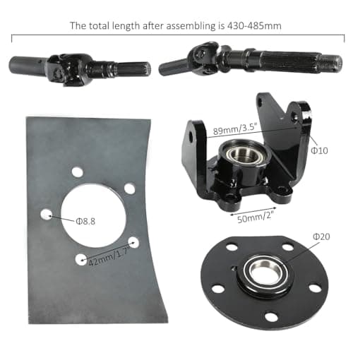 Electric ATV UTV Wheel Half Axle Kit Drive Assembly