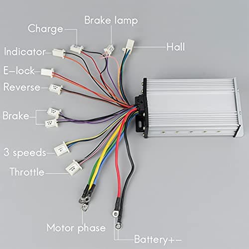 2500W 4400RPM Brushless DC Motor Kit for Electric Scooters & Motorbikes with 45A Controller
