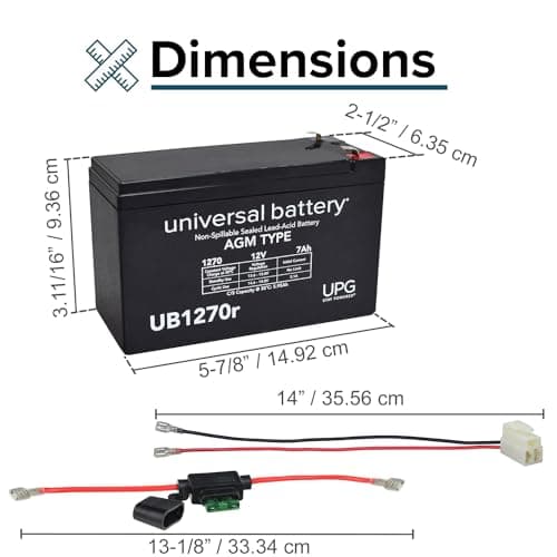 24V Battery Pack for Razor RSF350 - Replacement Kit for Electric Dirt Bike, Quad, Scooter