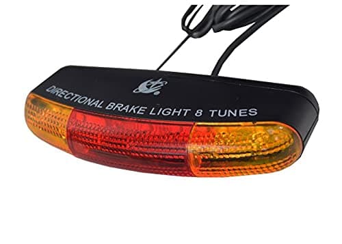 Battery Operated Brake Light & Turn Signal for Bikes & Scooters with Horn