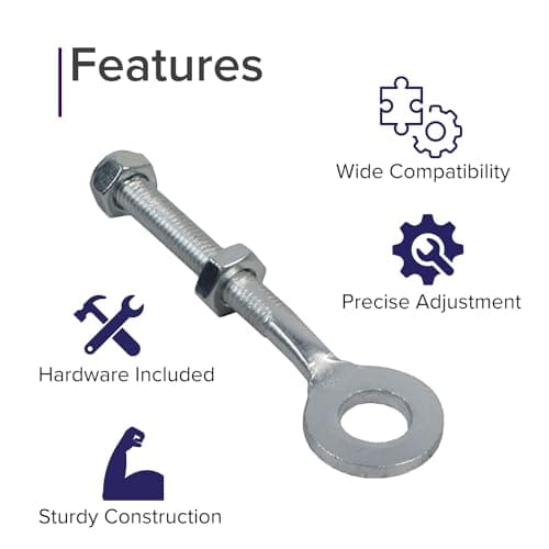 Heavy Duty Rear Axle Chain Tensioner Adjusting Assembly - Replacement Bike Accessories