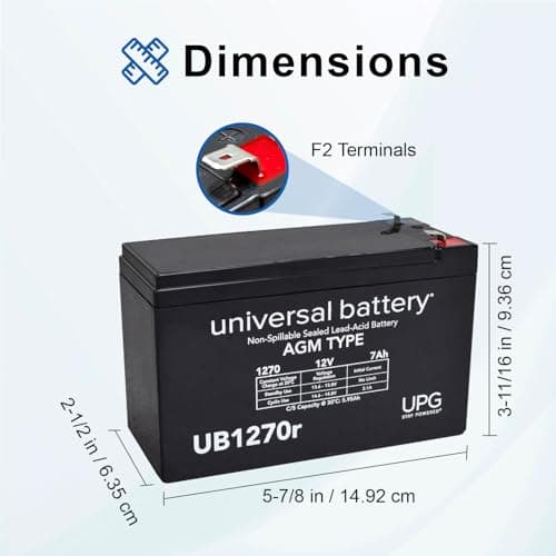AlveyTech 24 Volt Battery Pack for Razor Dirt Quad Electric ATV - Premium Rechargeable AGM Batteries, Replacements, 7 Ah, Four-Wheeler System Only  
AlveyTech 24 Volt Battery Pack for Razor Dirt Quad Electric ATV - High Capacity, Replacement Set of 2