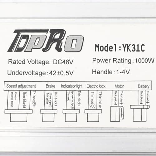 MY1020 48V 1000W Electric Motor Kit with Controller & Pedal - High Power Vehicles