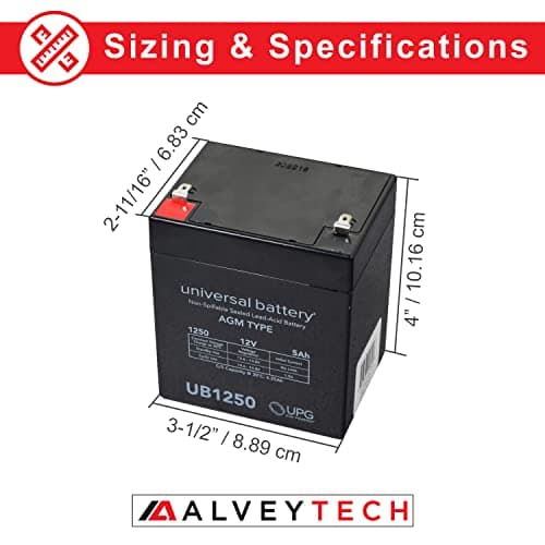 24V 5Ah Battery Pack for Razor Crazy Cart and Drift DLX - Set of 2 Replacement Batteries