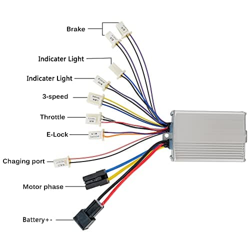 High Speed 48V 1000W Brushed DC Motor Kit for Dirt Bike e-Bike ATV Go Kart Moped Mini Bikes