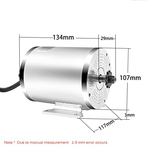 2500W 60V Brushless DC Electric Scooter Motor Kit with Speed Controller